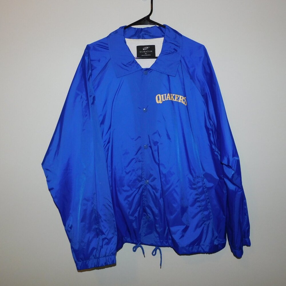 The Goldbergs wardrobe - coach's Quakers windbreaker jacket Clancy Brown TV Show